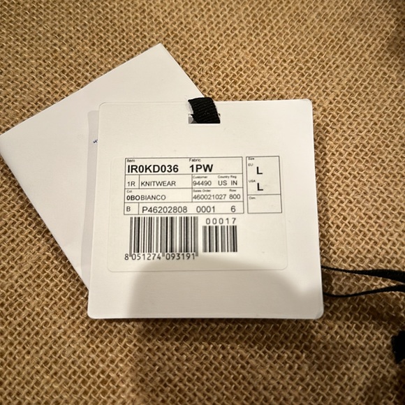 White Knit Sweater dress by RED Valentino - Picture 7 of 8